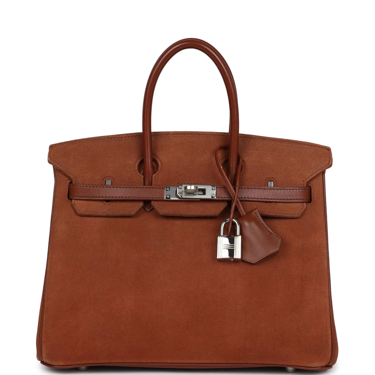 Birkin 25 Vintage Noisette Doblis And Box Palladium Hardware 01