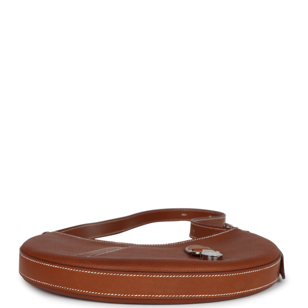 حقيبة P'tit Arcon Fauve Barenia Faubourg Palladium Hardware