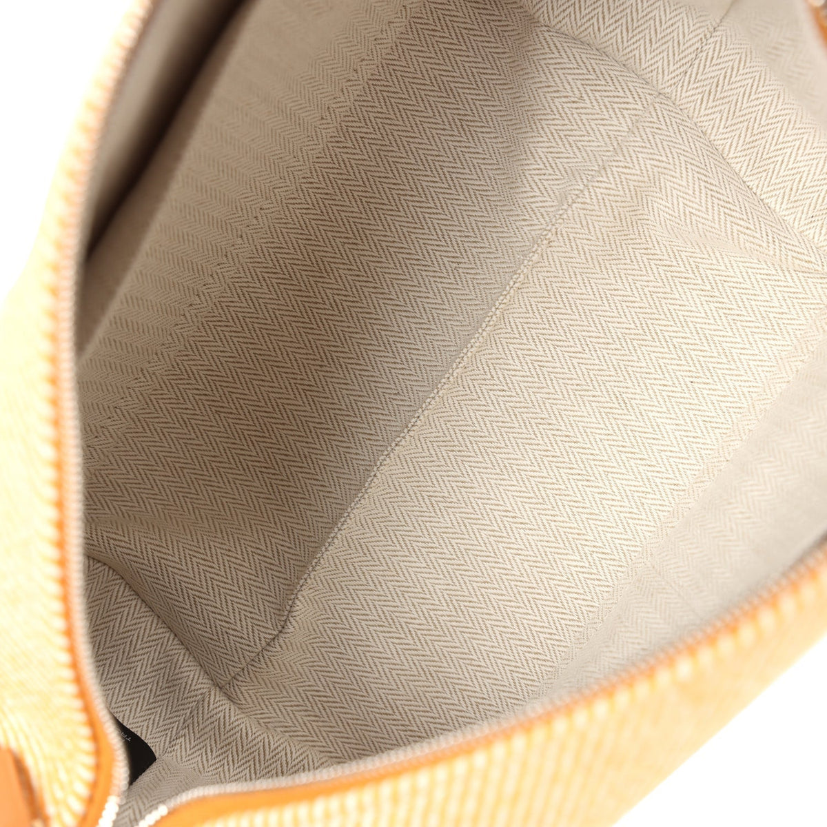 Bride A Brac Carre Case PM Fauve Merino Wool Palladium Hardware