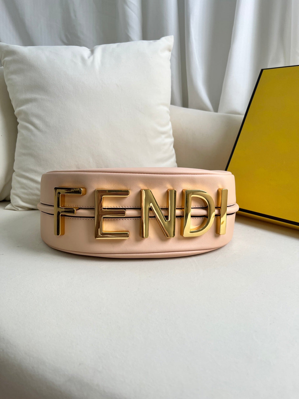 Blush Crescent Bag