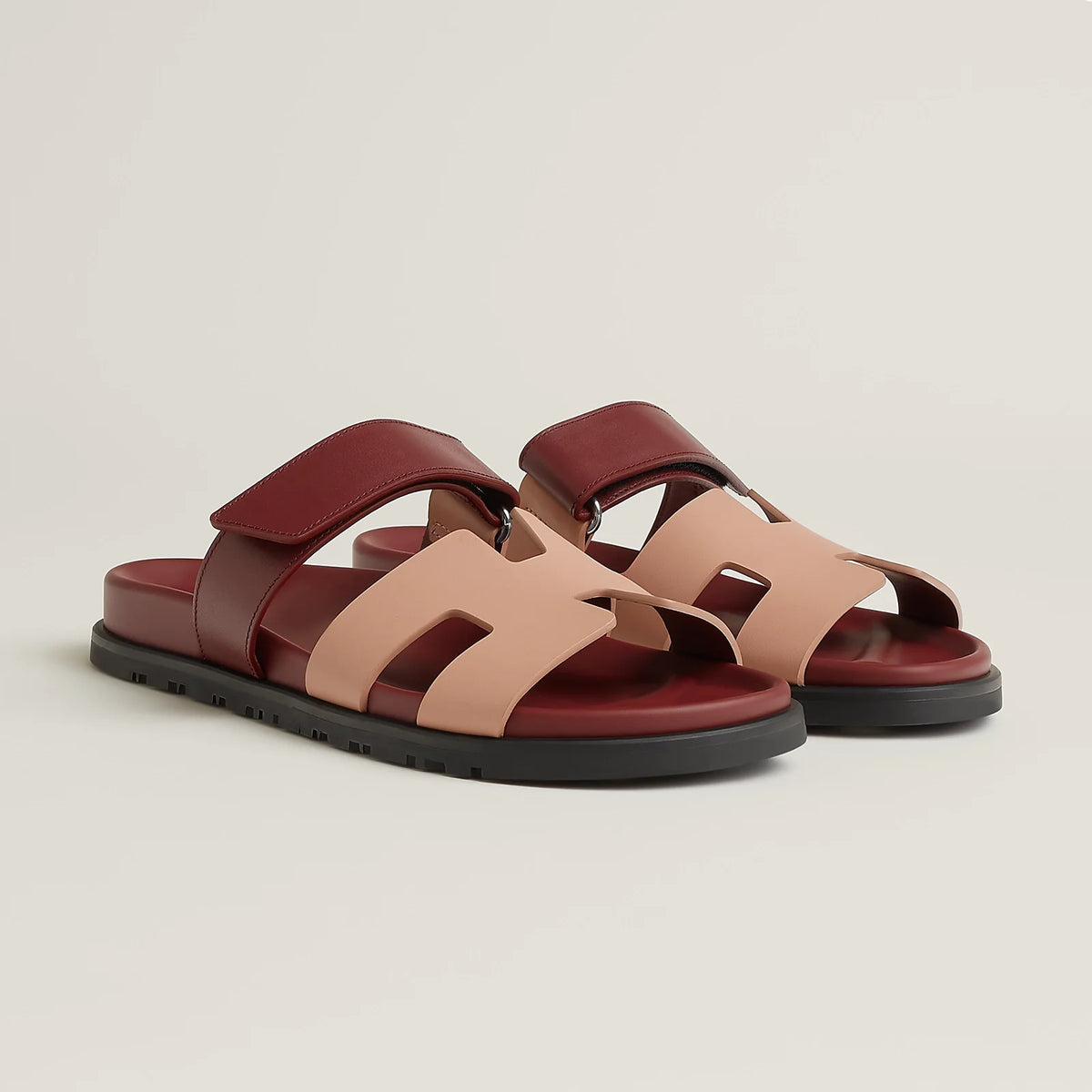 Rose Vermillon - Beige Perlino Chypre Sandal