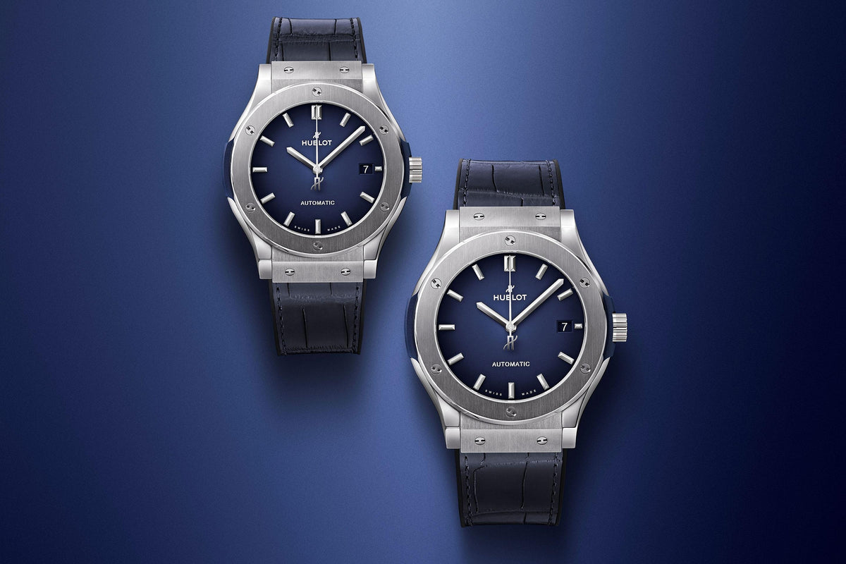 Classic Fusion Titanium Deep Blue Watch