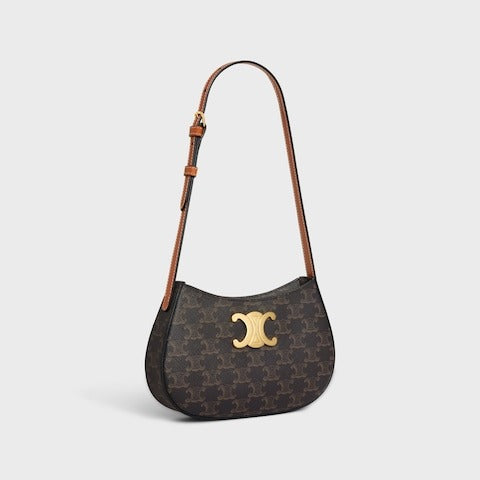 Medium Tilly Bag In Triomphe Canvas and Calfskin