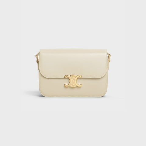 Classique Triophme Bage In Shiny Calfskin