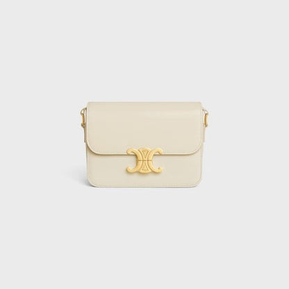 Teen Triomphe Bag In Shiny Calfskin