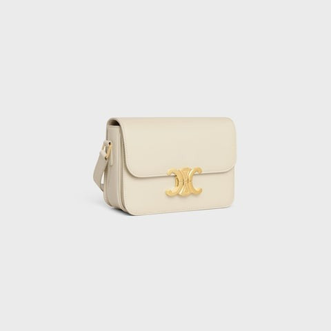Teen Triomphe Bag In Shiny Calfskin