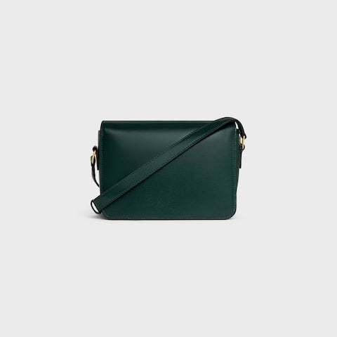 Teen Triomphe Bag In Shiny Calfskin
