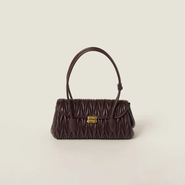 Miu Miu Matelassé Nappa Leather Shoulder Bag