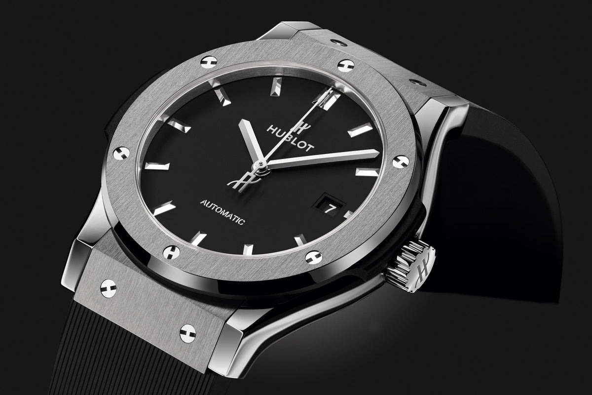 Classic Fusion Titanium on Rubber Watch