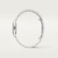 Panthère de Cartier Small 22mm x 30mm Steel Diamond Bezel Blue Crown Silver Dial Steel Bracelet Quartz Watch