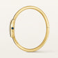 Baignoire Mini 18K Yellow Gold Silvered Dial Yellow Gold Bracelet Watch
