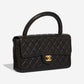Black Quilted Lambskin Vintage Medium Classic Kelly