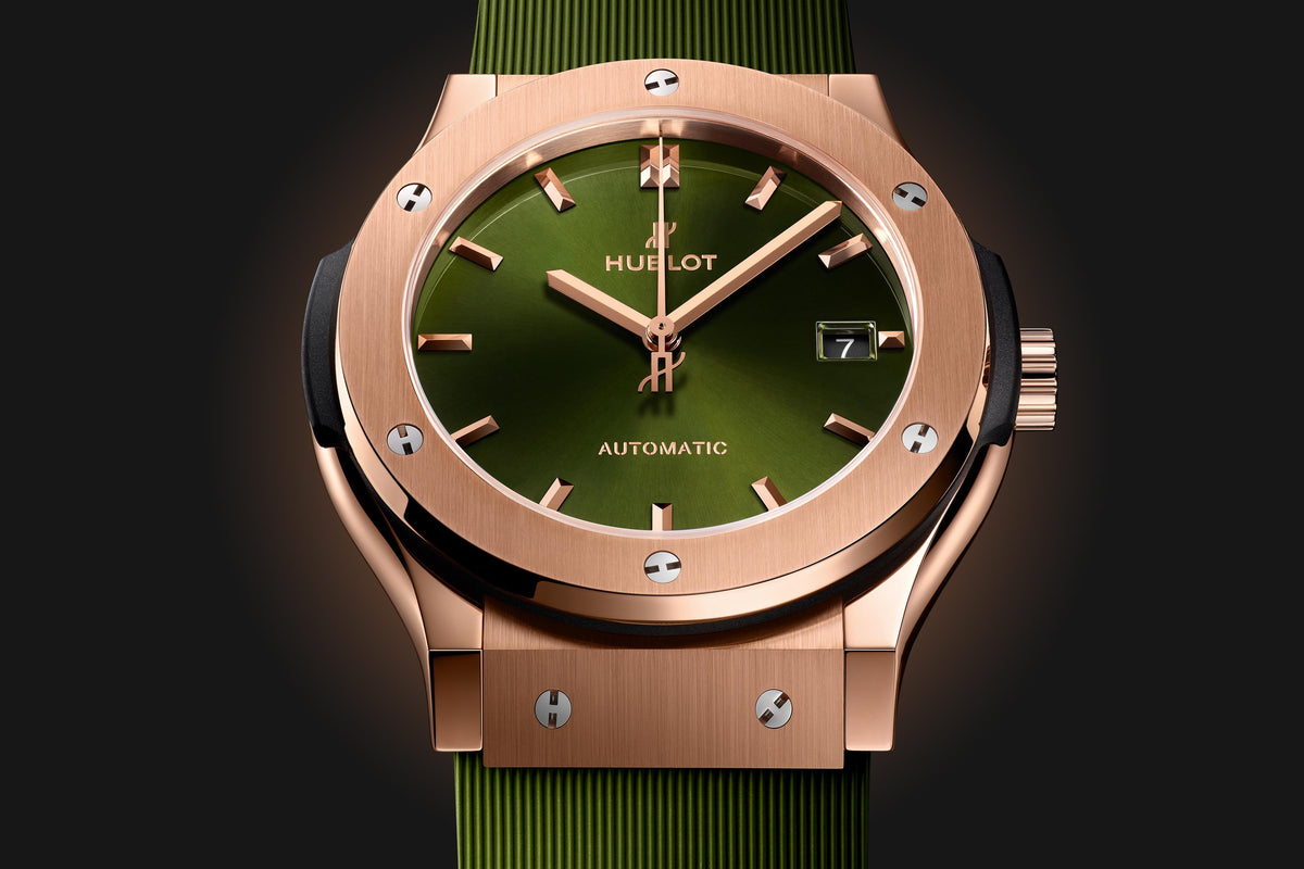 Classic Fusion King Gold Green Watch