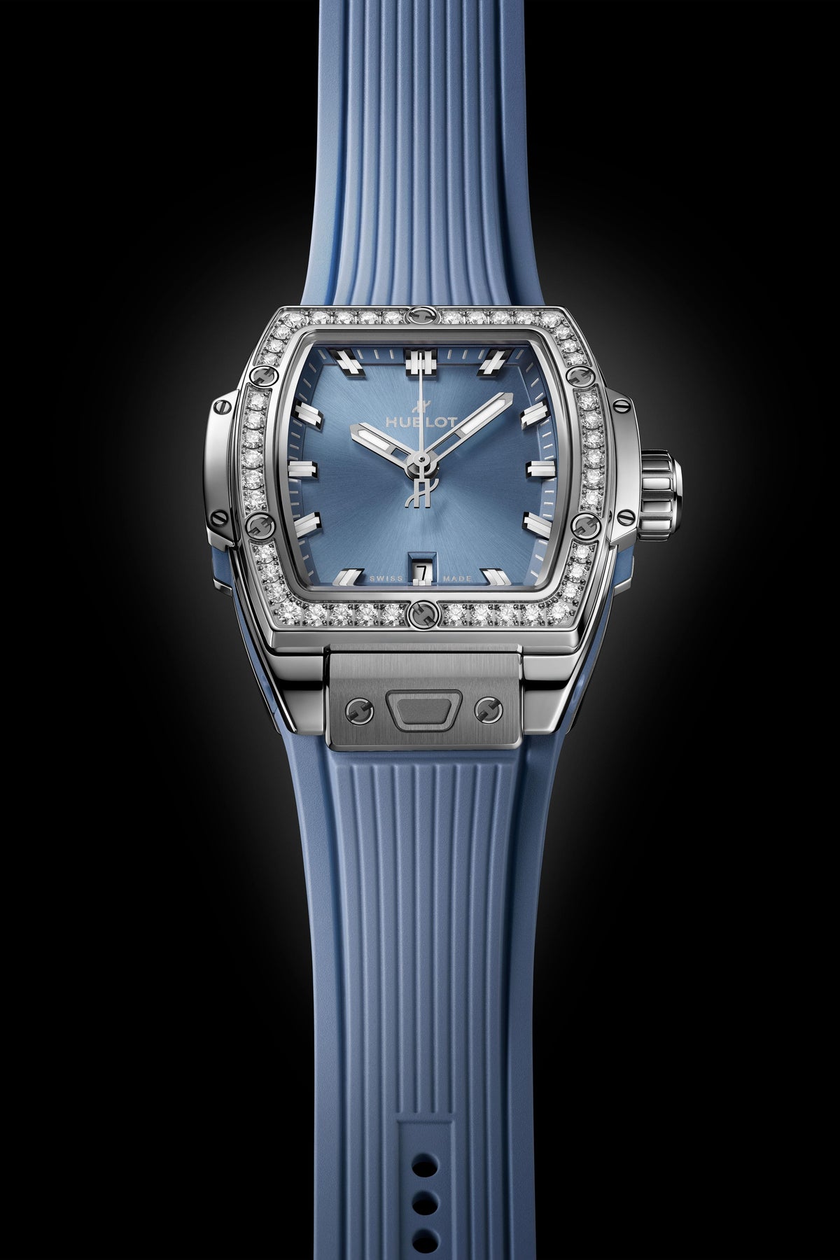 Spirit of Big Bang Steel Coal Blue Diamonds 32 mm