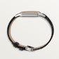 Santos-Dumont Large 43.5mm x 31.4mm Steel Rose Gold Bezel Silvered Satin-Finish Dial Black Alligator Strap Quartz Watch