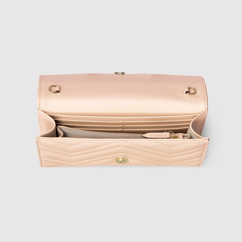 GG Marmont wallet on chain