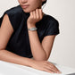 Baignoire Allongée 18K White Gold Diamond Silvered Dial Light Gray Alligator Strap Watch