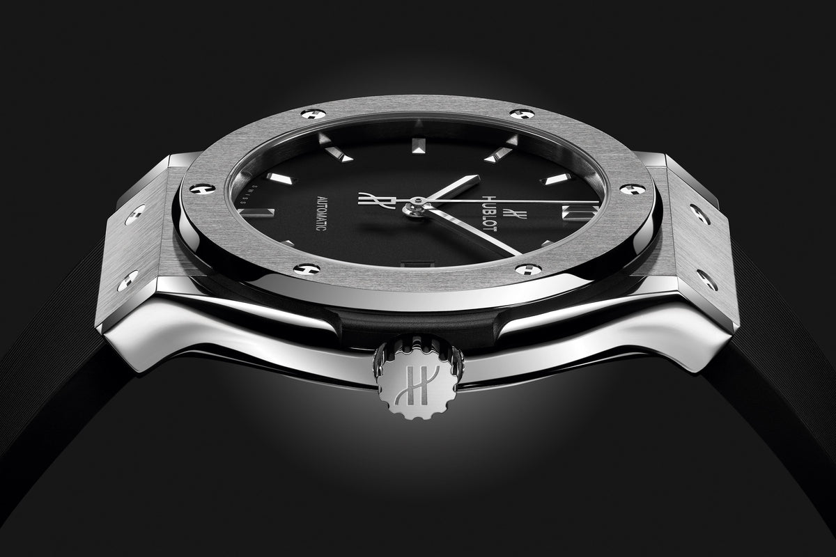Classic Fusion Titanium on Rubber Watch