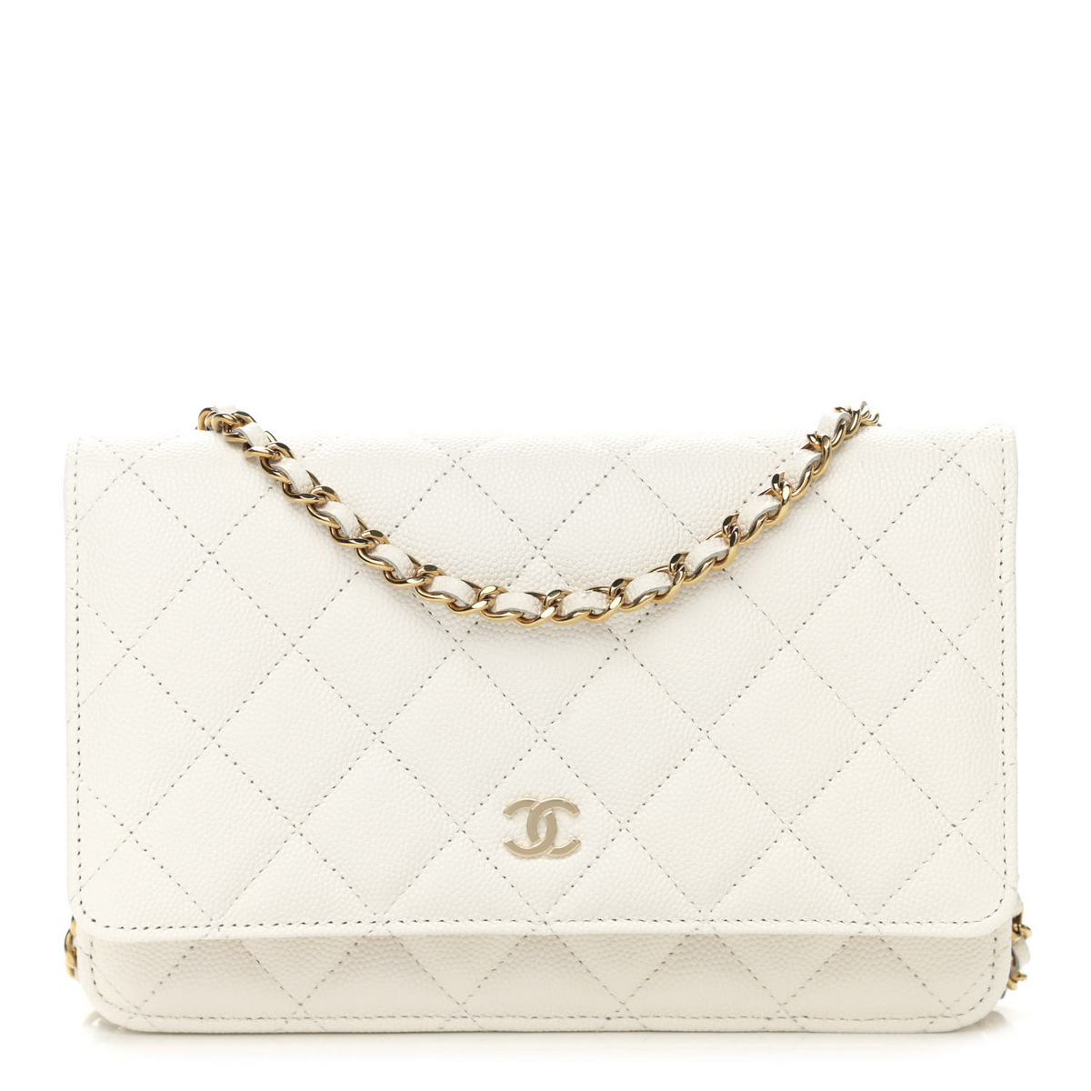 Classic Wallet on Chain Lambskin Gold Hardware