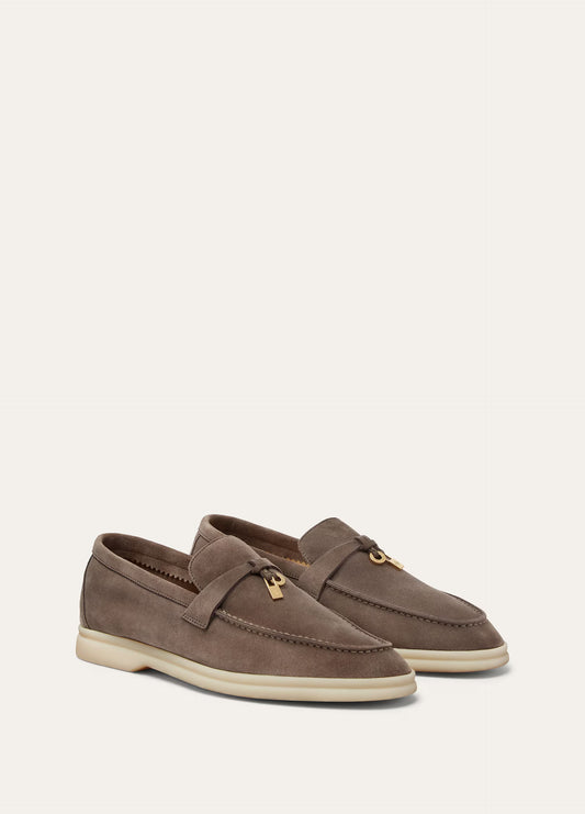 Rain Drops - Green Lagoon Summer Charms Walk Loafer  Suede