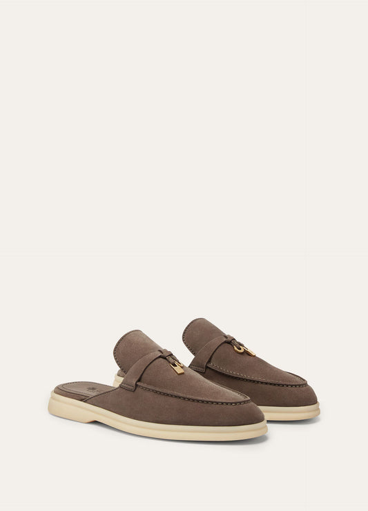 Rain Drops  Babouche Charms Walk Loafer  Suede