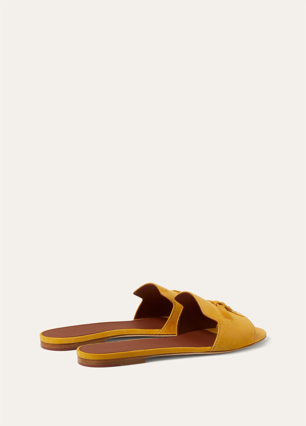 Saffron Tea - Alchermes Summer  Charms Sandal  Suede Goatskin
