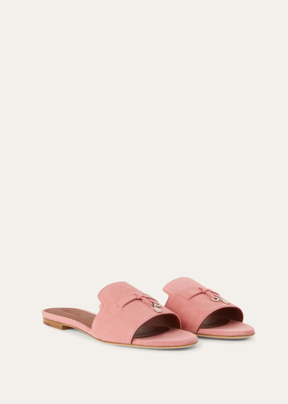Saffron Tea - Alchermes Summer  Charms Sandal  Suede Goatskin
