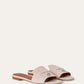 Saffron Tea - Alchermes Summer  Charms Sandal  Suede Goatskin