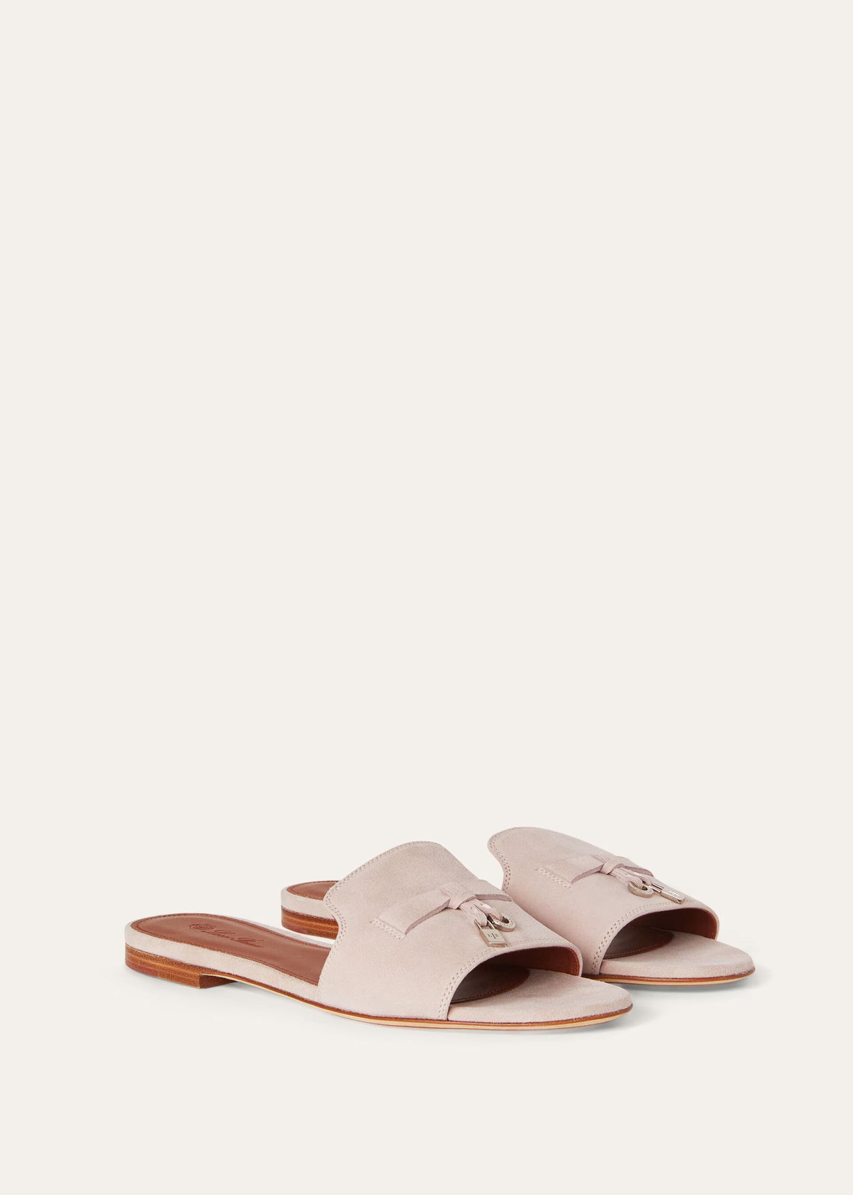 Saffron Tea - Alchermes Summer  Charms Sandal  Suede Goatskin