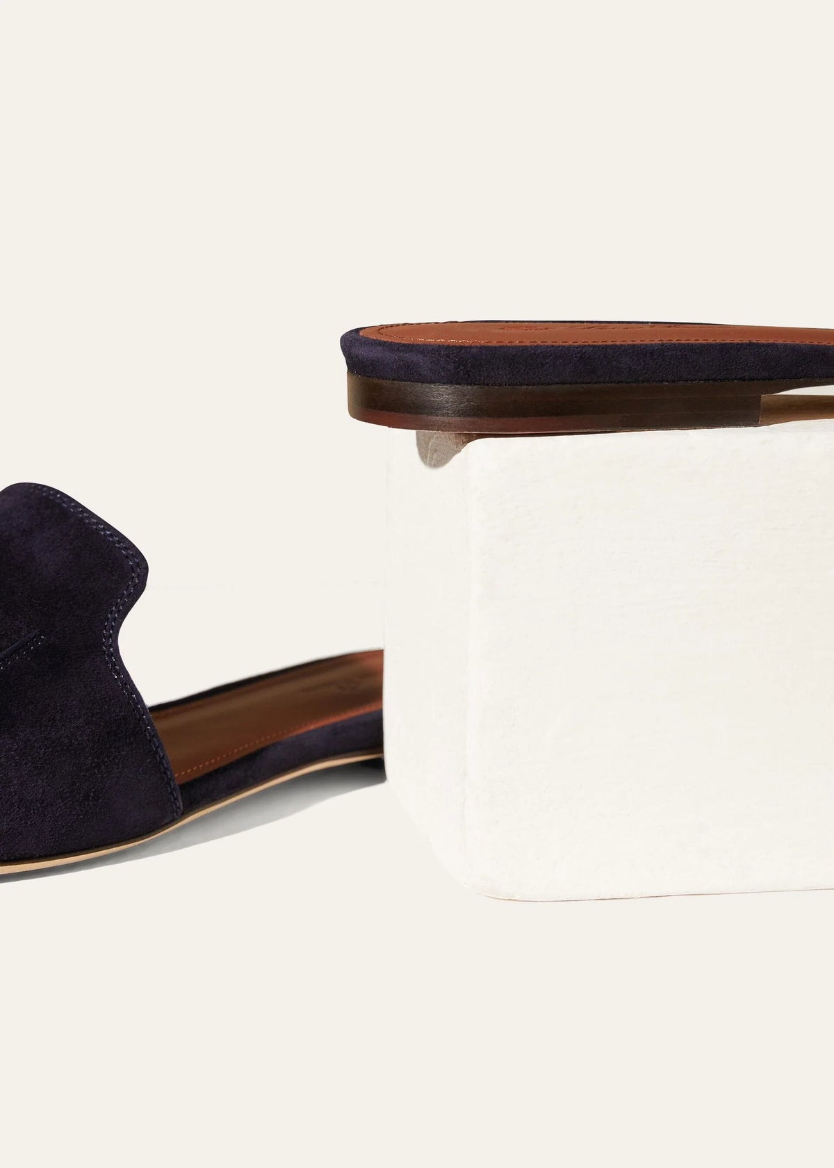 Navy Blue - Fireplace Summer Charms Sandal  Suede Goatskin