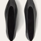 Black - Fireplace Rebecca Ballet Flat  Calfskin