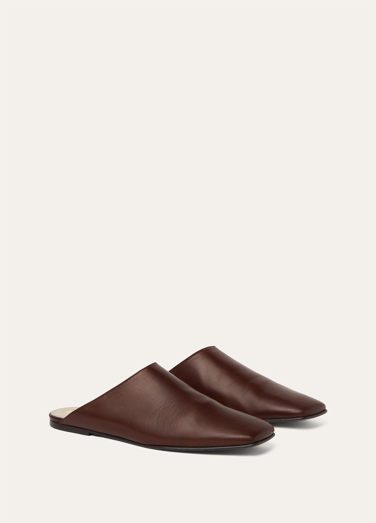 Alba Flat Mule  Lambskin
