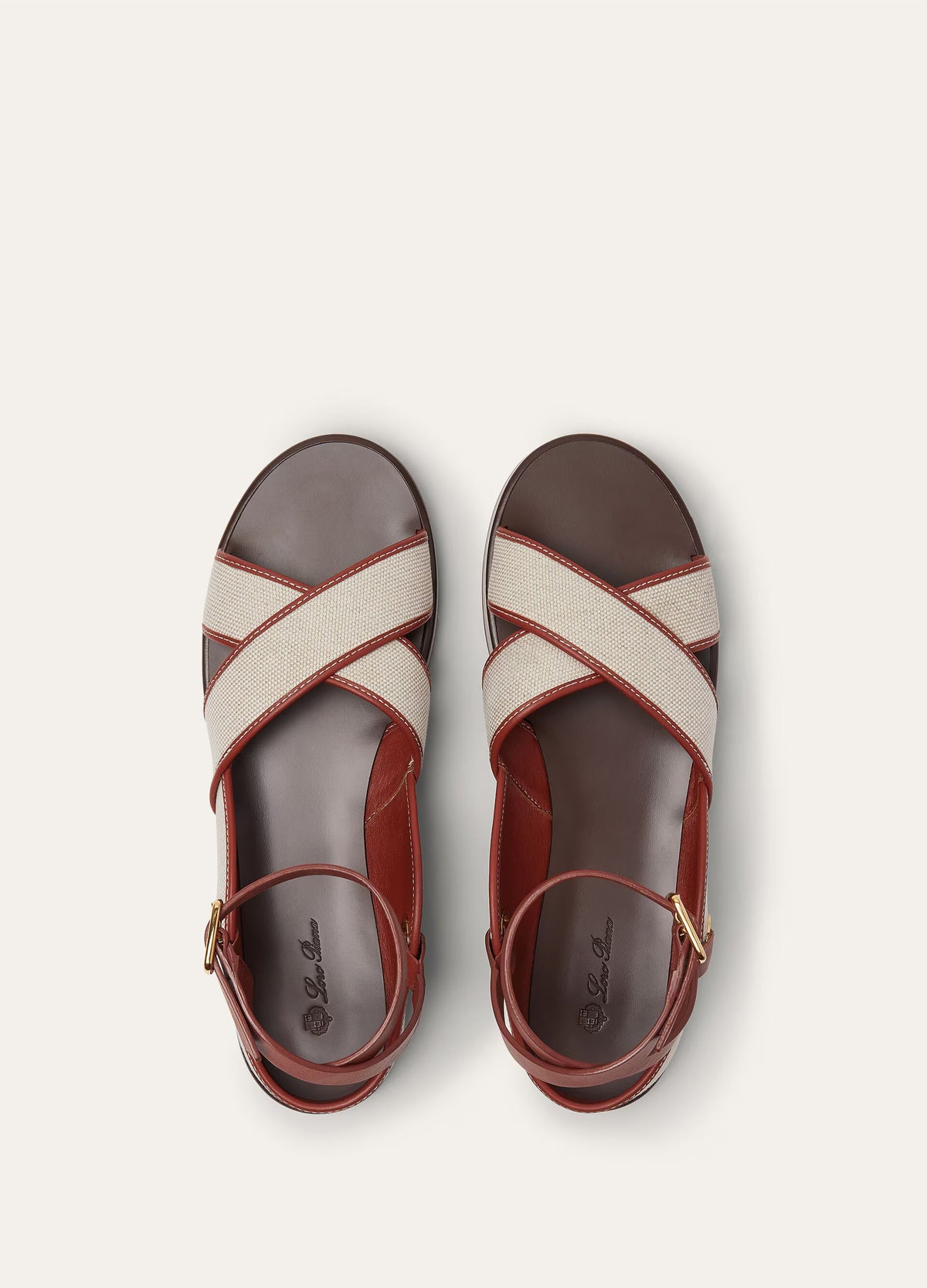 Leo Sandal  Cotton, Linen