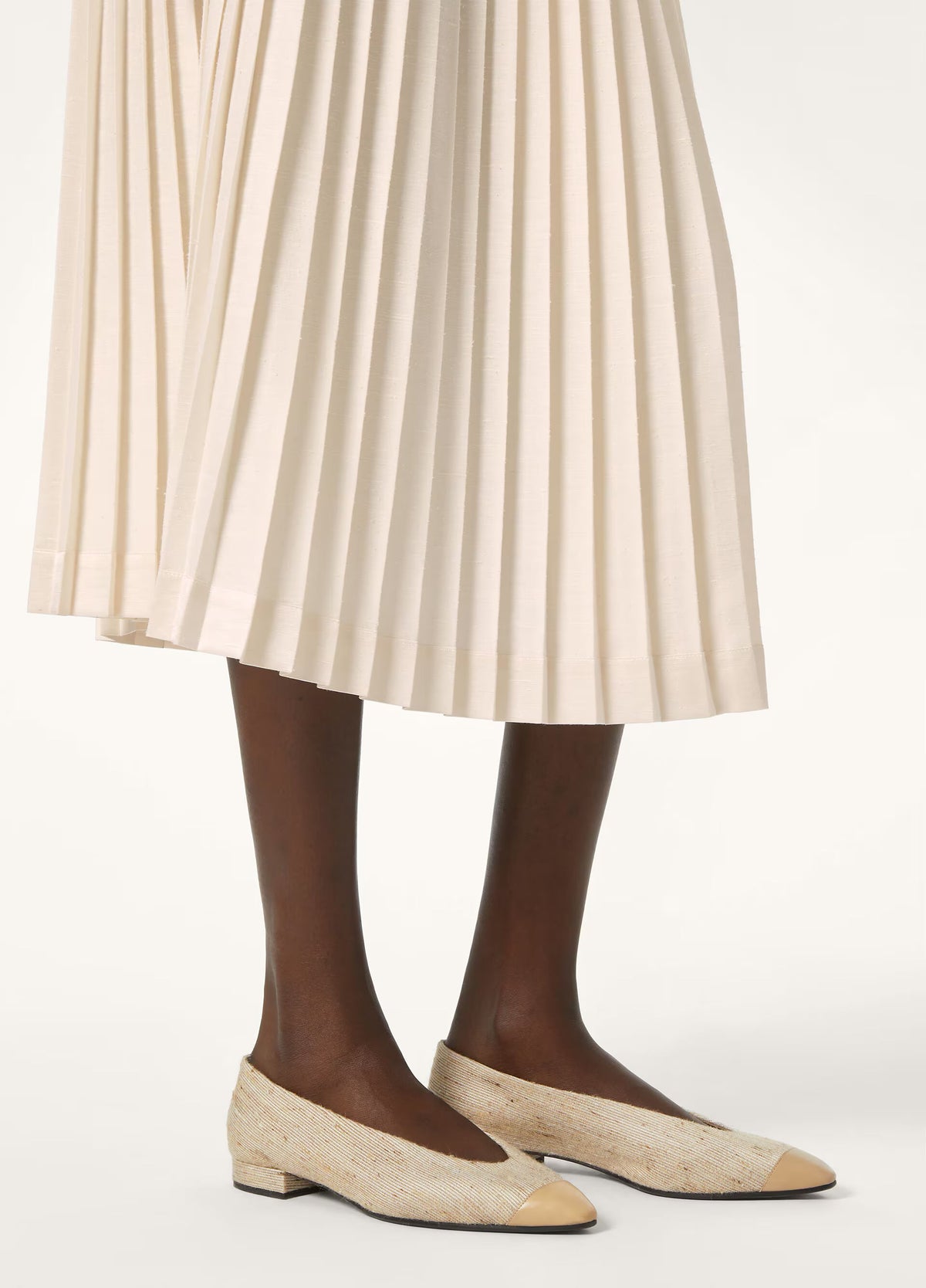 Rebecca Ballet Flat  Viscose, Silk