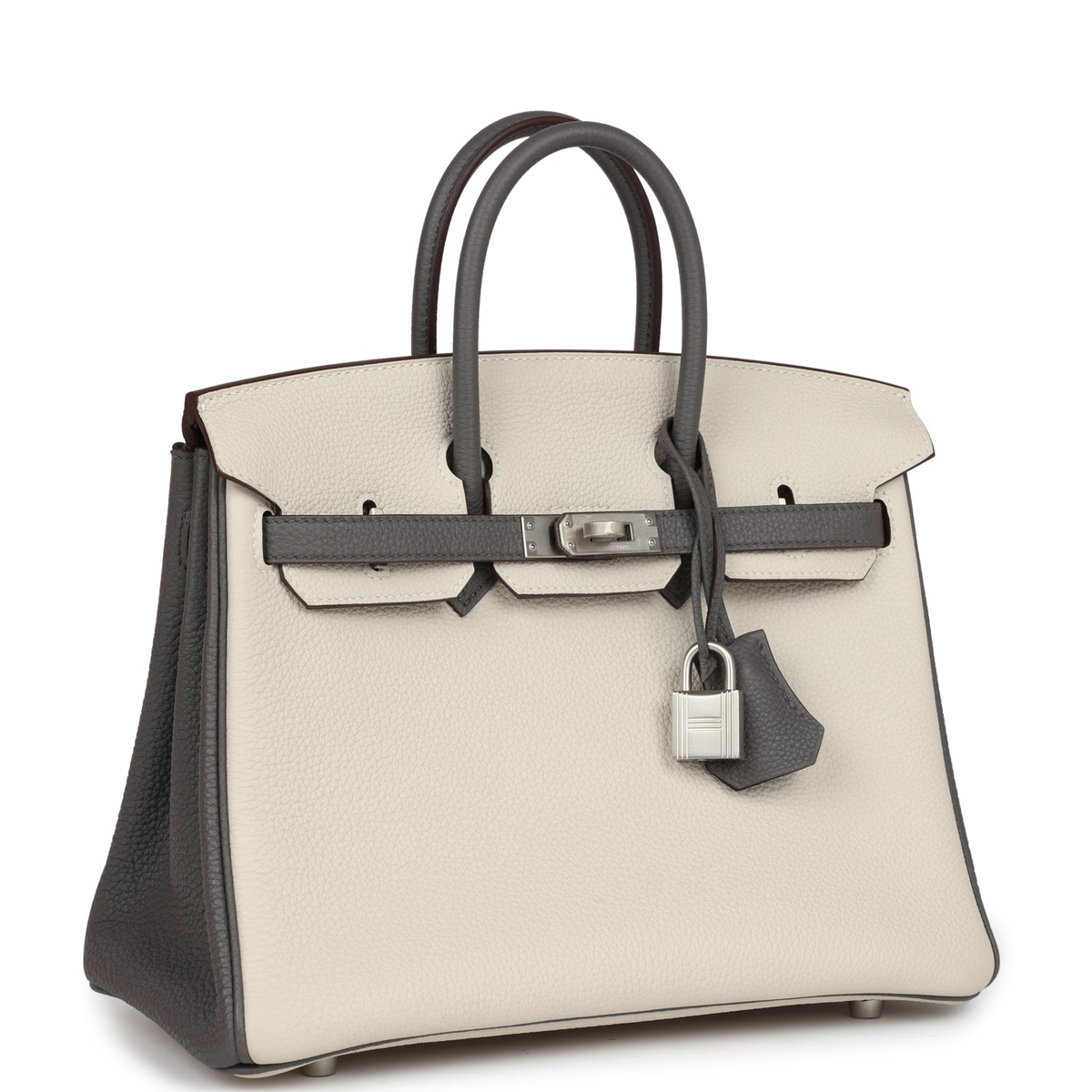 Hermès Special Order (HSS) Birkin 25 Beton and Etain Togo Brushed Palladium Hardware