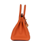 Birkin 25 Orange Togo Gold Hardware