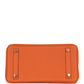 Birkin 25 Orange Togo Gold Hardware