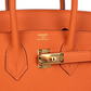Birkin 25 Orange Togo Gold Hardware