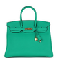 Hermès Special Order (HSS) Birkin 35 Menthe Verso Togo Gold Hardware