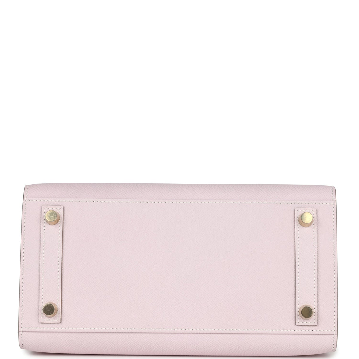 حقيبة بيركين سيلييه 25 بطلب خاص (HSS) باللونين الموف الشاحب (Mauve Pale) والكري (Craie) من جلد إبسوم مع قطع معدنية من ذهب مصقول