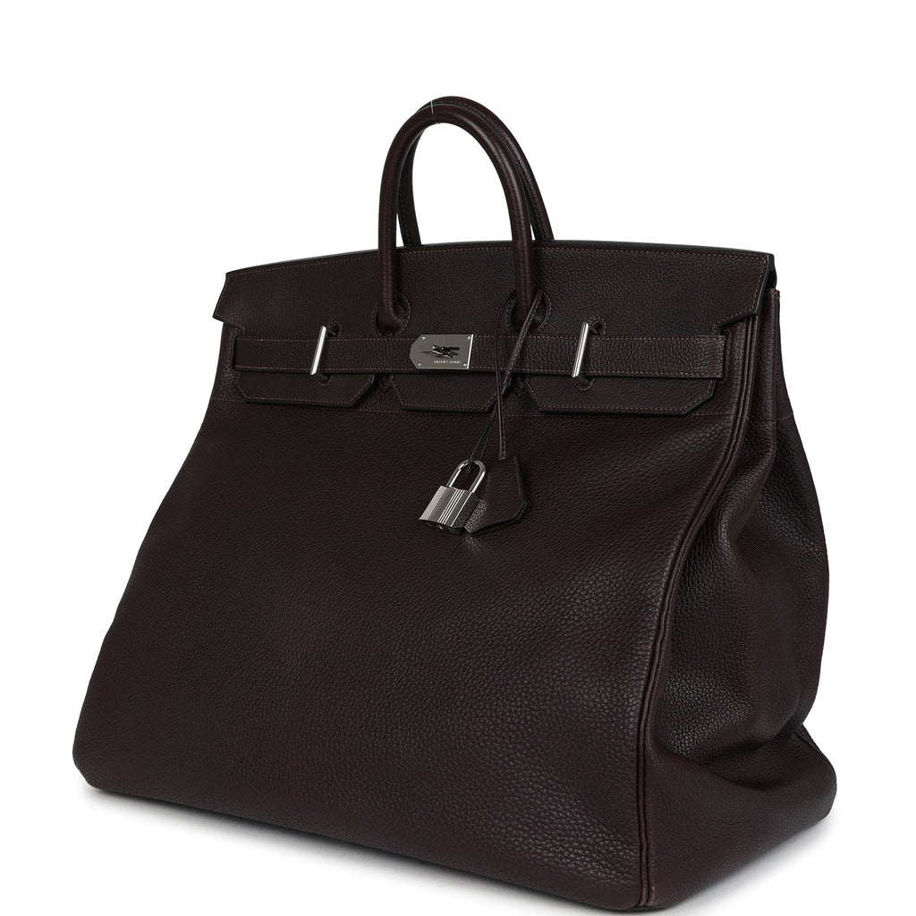 Birkin 40 Vintage Maroon Fonce Fjord Palladium Hardware