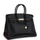 Birkin 35 Black Jonathan Gold Hardware