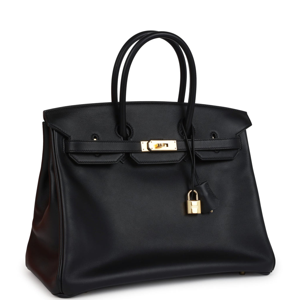 Birkin 35 Black Jonathan Gold Hardware