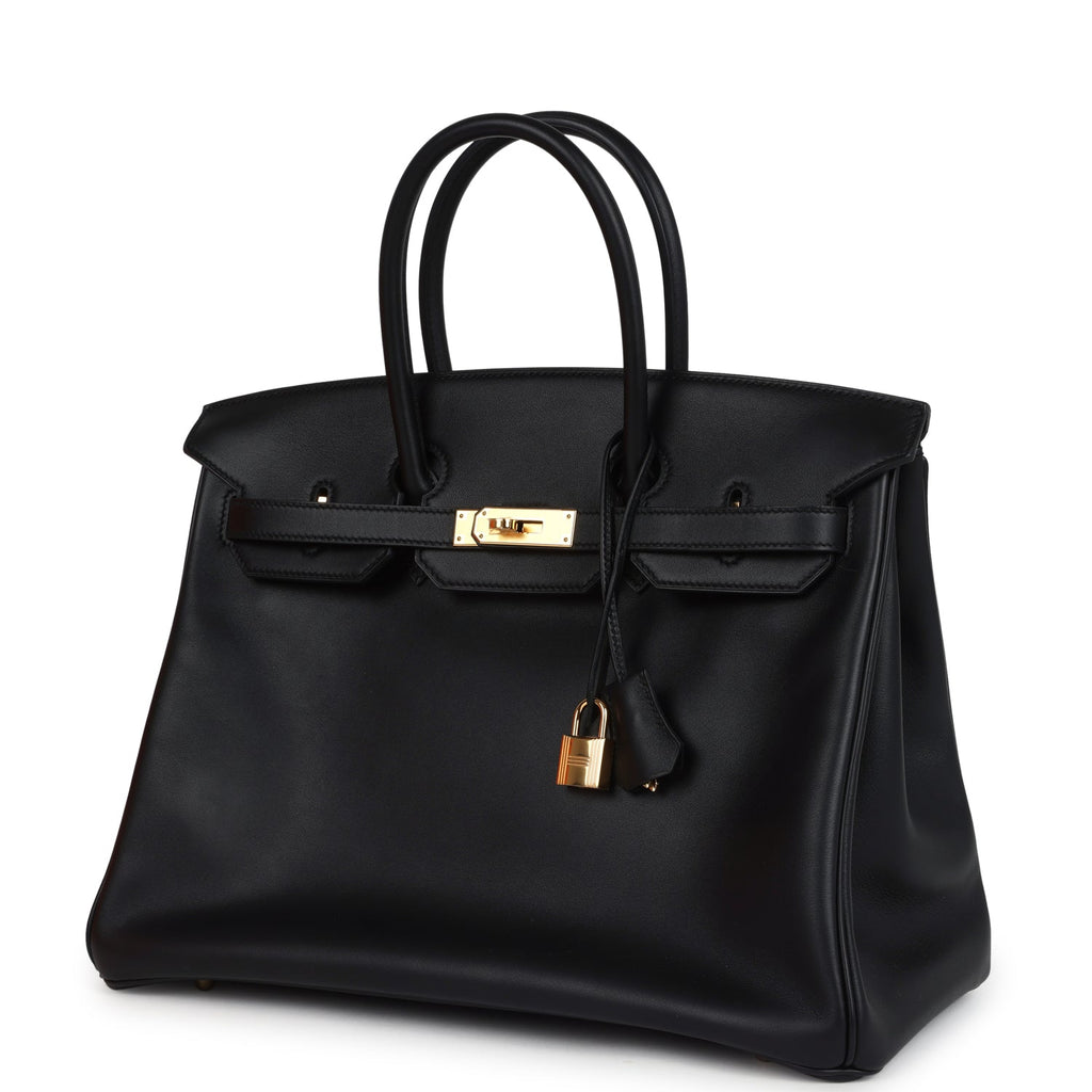 Birkin 35 Black Jonathan Gold Hardware