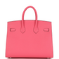 Birkin 25 Rose Azalee Epsom Palladium Hardware