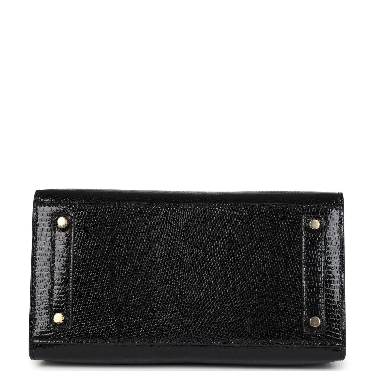 Birkin Sellier 20 Black Varanus Niloticus Lizard Gold Hardware