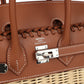 Picnic Birkin Sellier 25 Gold Swift Palladium Hardware