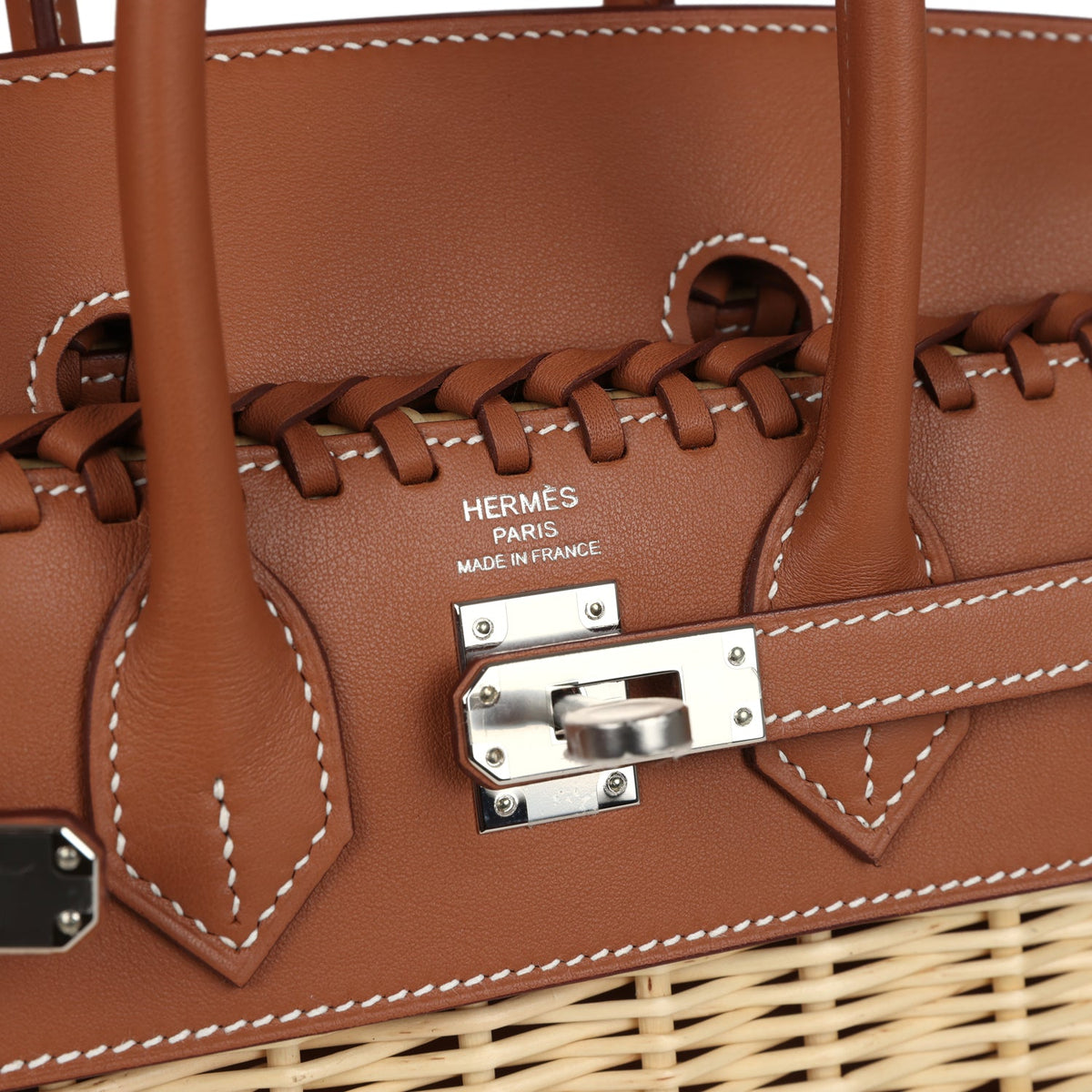 Picnic Birkin Sellier 25 Gold Swift Palladium Hardware
