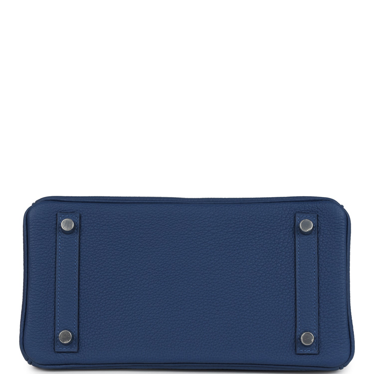 Birkins 25 Bleu Tie Togo Palladium Hardware