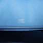 Birkin 30 Ghillies Bleu Paradise Clemence and Evercolor Palladium Hardware